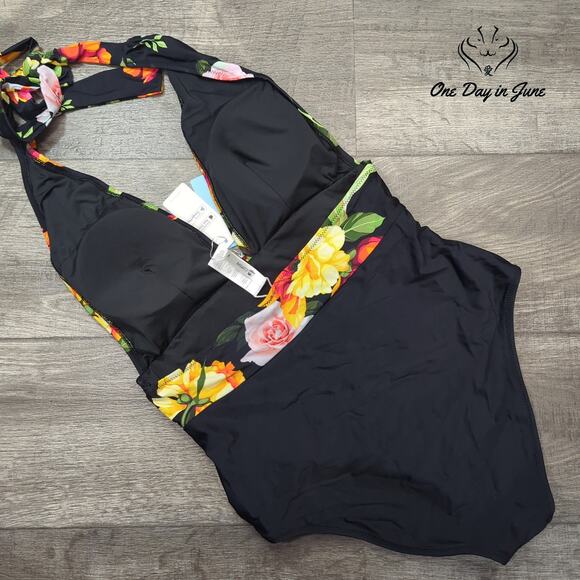 Cupshe Halter One Piece Swimsuit Size XL - Picture 5 of 5